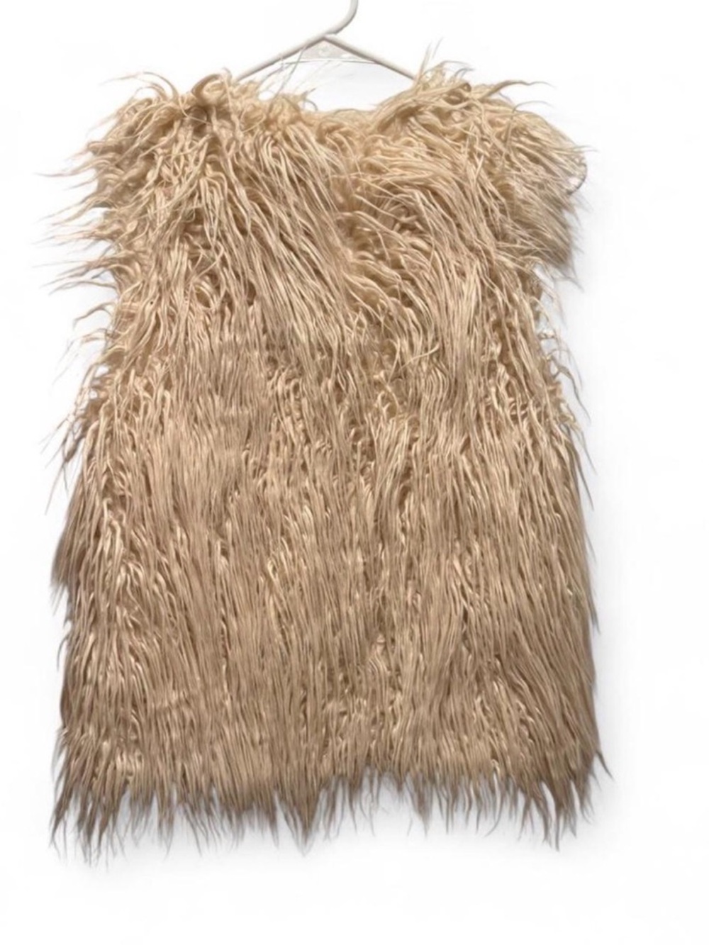 Zara Beige Faux Fur Vest for Kids - Picture 6 of 6
